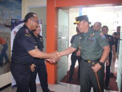 Pangdam XII/Tpr May jen TNI Jamallulael S. Sos., M. Si Silaturahmi Dengan Kepala DJBC Kalbagbar