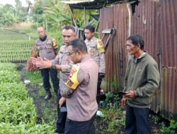 AKP Jatmika, SH.,MH Tinjau Tiga Lokasi Penanaman Jagung Serentak Polri Dalam Rangka Ketahanan Pangan