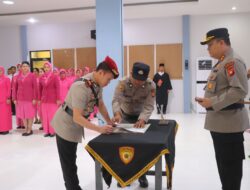 Serah Terima Jabatan Kasat Reskrim Di Pimpin Langsung Oleh Kapolres Sintang