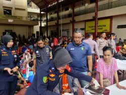 Korban Kebakaran di Kemayoran Diungsikan ke Posko Polres Metro Jakarta Pusat