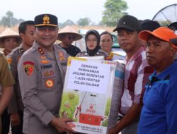 Dukung Ketahanan Pangan Nasional, Kapolda Kalbar Tanam Jagung Serentak 1 Juta Hektare di Bengkayang