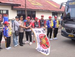 Kapolres Bengkayang Pimpin Pelepasan Atlet PB. DTK Gokasi untuk Mengikuti Kejuaraan Karate Singbebas Open 2025
