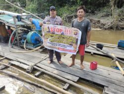 Polsek Ketungau Tengah Tegaskan Komitmen dalam Penindakan PETI dan Berikan Himbauan