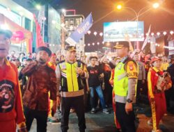 Polresta Pontianak Sukses Amankan Parade Naga Bersinar di Puncak acara Cap Go Meh 2025