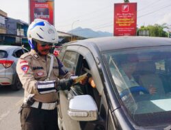 Hari ke-3 Operasi Keselamatan Kapuas, 10 Pengendara di Bengkayang Ditilang