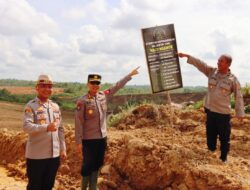 Pamatwil Polres Melawi Tinjau Progress Penambahan Lahan Program Ketahanan Pangan