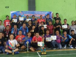 Turnamen Badminton Butterfly CUP II Sukses Digelar di Desa Klambir Lima Kebun