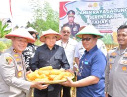 Kapolda Sulteng Pimpin Panen Raya Jagung Serentak, Wujudkan Asta Cita