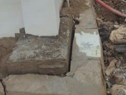 Pondasi Bangunan SPAM Mulai Retak, Proyek Rp 89 M, Mulai Bermasalah
