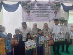 Bupati Deliserdang Berjemur di Galang,Berbagai Bantuan Diserahkan