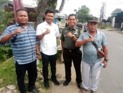 Peletakan Batu Pertama Pembangunan Tugu Selamat Datang Perbatasan Simalingkar B