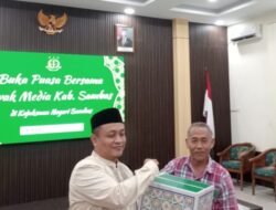 KEJARI SAMBAS GELAR BUKBER BERSAMA AWAK MEDIA SEKABUPATEN SAMBAS