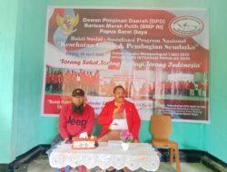 MEMPERINGATI 01 MEI SEBAGAI HARI INTEGRASI PAPUA KE – NKRI, DPD – BMP PAPUA BARAT DAYA GELAR BAKTI SOSIAL