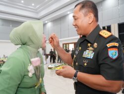 Pangdam XII/Tanjung Pura Bersama PJU Hadiri Syukuran HUT Ke-79 Persit Kartika Chandra Kirana Tahun 2025