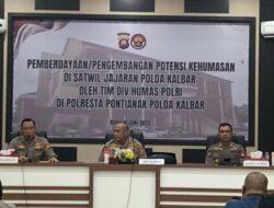 Divisi Humas Polri Berikan Arahan di Kegiatan Pemberdayaan Kehumasan Satwil di Polresta Pontianak