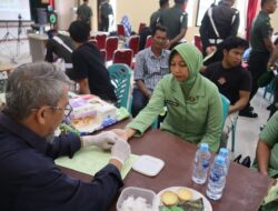 Kodim 1204/Sanggau gelar donor darah sambut HUT Kodam XII Tanjung pura ke 67