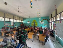 Satgas TMMD Ke-125 Beri Wawasan Kebangsaan kepada Warga Desa Gambir