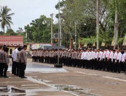 Wakapolresta Pontianak Pimpin Apel Pagi, Tekankan Pelayanan Empati dan Disiplin Tugas