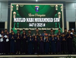 Peringati Maulid Nabi Muhammad SAW, Upaya Kodam XII/Tpr Bangun Karakter Personel