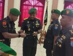 Korem 121/Abw Gelar Acara Sertijab Komandan Kodim 1208/Sambas