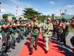 Jaga Moril dan Kesiapan Operasional, Pangdam XII/Tpr Kunjungi Korem 121/Abw