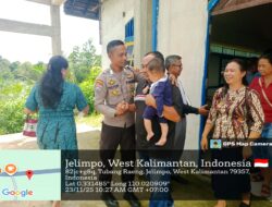 Polsek Ngabang Laksanakan Pengamanan Ibadah Minggu