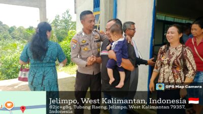 Polsek Ngabang Laksanakan Pengamanan Ibadah Minggu