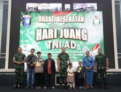 Pangdam XII/Tpr Donorkan Darah Bersama Prajurit, Dalam Rangka Bakti Kesehatan Peringati Hari Juang TNI AD 2025