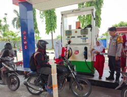 Jelang Nataru Polisi Sidoarjo Masifkan Patroli di SPBU