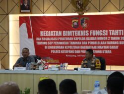 Dir Tahti Polda Kalbar Laksanakan Binteknis Fungsi Tahti dan Sosialisasi Perkapolda Kalbar Nomor 2 Tahun 2025 di Polres Ketapang