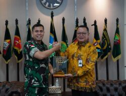 Jalin Sinergi dan Kerja Sama, Pangdam XII/Tpr Sambut Hangat Kunjungan Dirut Bank Kalbar