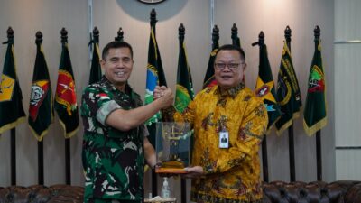 Jalin Sinergi dan Kerja Sama, Pangdam XII/Tpr Sambut Hangat Kunjungan Dirut Bank Kalbar