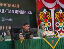 Pertegas Profesionalisme Prajurit, Pangdam XII/Tpr Kunjungi Markas Brigif 19/KH