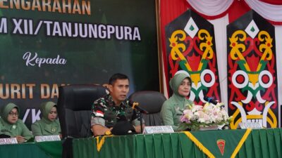 Pertegas Profesionalisme Prajurit, Pangdam XII/Tpr Kunjungi Markas Brigif 19/KH