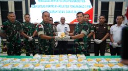 Sabu Sabu 55,2 Kg di Perbatasan Diamankan, Pangdam XII/Tpr Pimpin Press Release