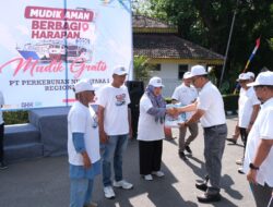 Mudik Aman Berbagi Harapan” PTPN 1 Regional 1 Lepas Tiga Bus Mudik Gratis