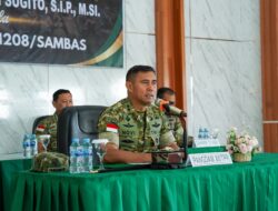 Pangdam XII/Tpr Ingatkan Prajurit Kodim Sambas: Jauhi Pelanggaran, Jadilah Solusi bagi Rakyat