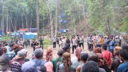 Amankan Proyek Strategis Nasional, Polres Buru Laksanakan Penertiban Dan Pengosongan Areal Peti