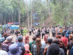 Amankan Proyek Strategis Nasional, Polres Buru Laksanakan Penertiban Dan Pengosongan Areal Peti