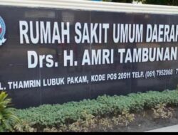 Direktur RSUD Drs H Amri Tambunan , dr Erlinda Yani Bantah Isu Dugaan Pasien tertahan Karna tidak punya biaya Berobat
