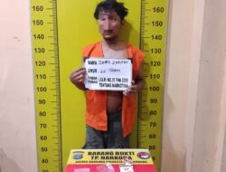 Miliki Sabu dan Coba Kabur, Seorang Pria Dibekuk Satresnarkoba Polresta Deli Serdang dan Polsek Pagar Merbau