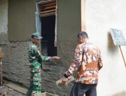 Pemasangan Tiang RTLH Rampung, Satgas TMMD Reguler ke-129 Terus Kebut Pembangunan
