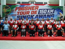 Satu Kayuhan Jalin Kebersamaan: Kodam XII/Tpr Sukses Gelar Tour De Singkawang