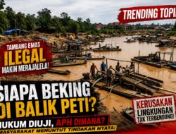 Tambang Emas Ilegal Marak di Hilir Tanjung Ngabang, APH di-Deadline Ketegasan Publik