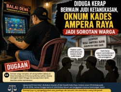 Diduga Kerap Bermain Judi Ketangkasan, Oknum Kades Ampera Raya Jadi Sorotan Warga