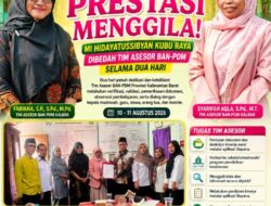 GEDUNG SEDERHANA, PRESTASI MENGGILA! MI HIDAYATUSSIBYAN KUBU RAYA “DIBEDAH” ASESOR BAN-PDM SELAMA DUA HARI