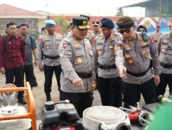 Perkuat Penanganan Karhutla, Kapolda Kalbar Pimpin Apel Penerimaan 300 Personel BKO Brimob Korps Polri