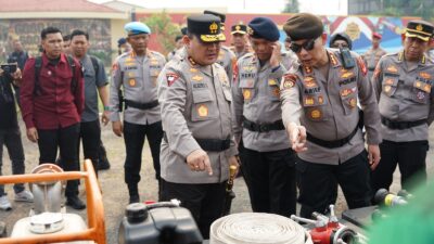Perkuat Penanganan Karhutla, Kapolda Kalbar Pimpin Apel Penerimaan 300 Personel BKO Brimob Korps Polri