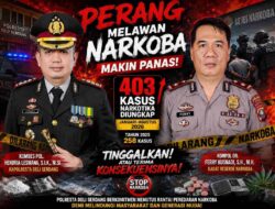 403 Kasus Narkoba Dibongkar, Polresta Deli Serdang Tegaskan Tak Ada Ampun bagi Pengedar