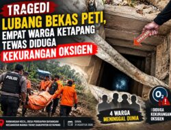 Tragedi Lubang Bekas PETI, Empat Warga Ketapang Tewas Diduga Kekurangan Oksigen
